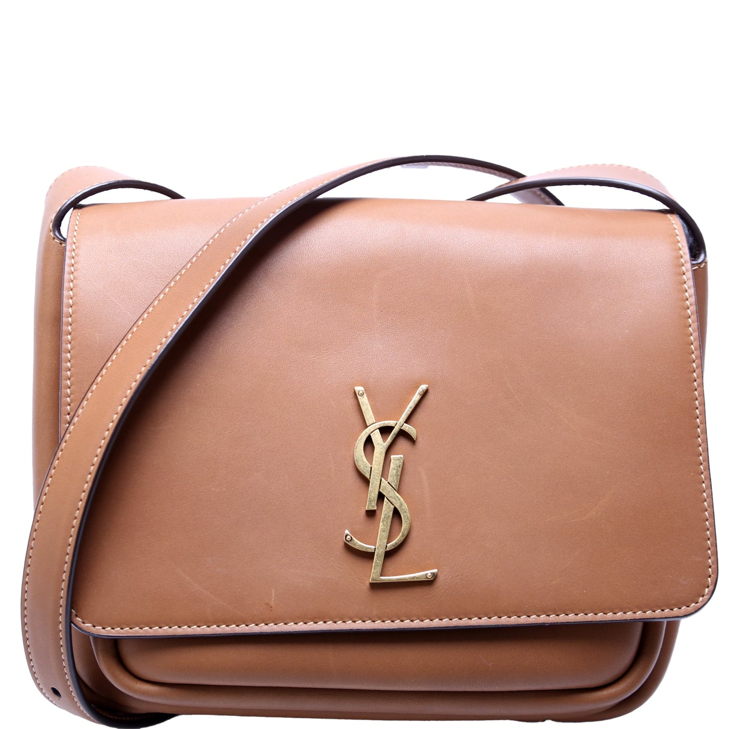 YSL Saint Laurent Saint Laurent Niki Besace Smooth Bag Leather Brown Travel Bag