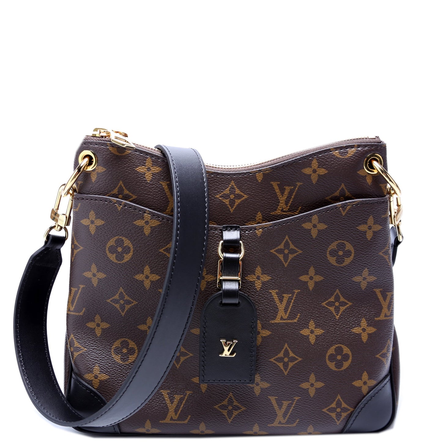 Louis Vuitton Odeon PM NM Monogram Black Handbag