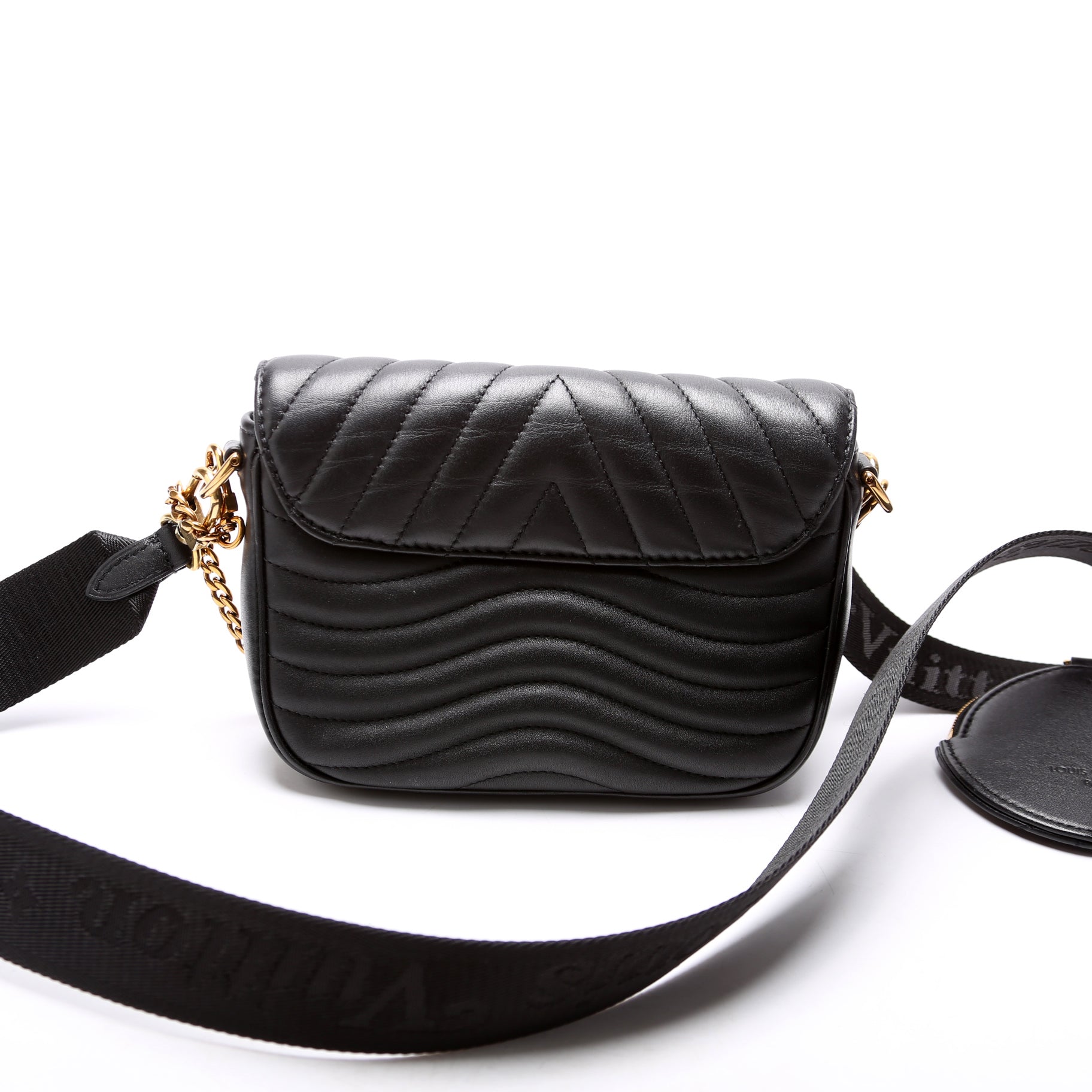 Louis Vuitton New Wave Multi Pochette Black Clutch Bag