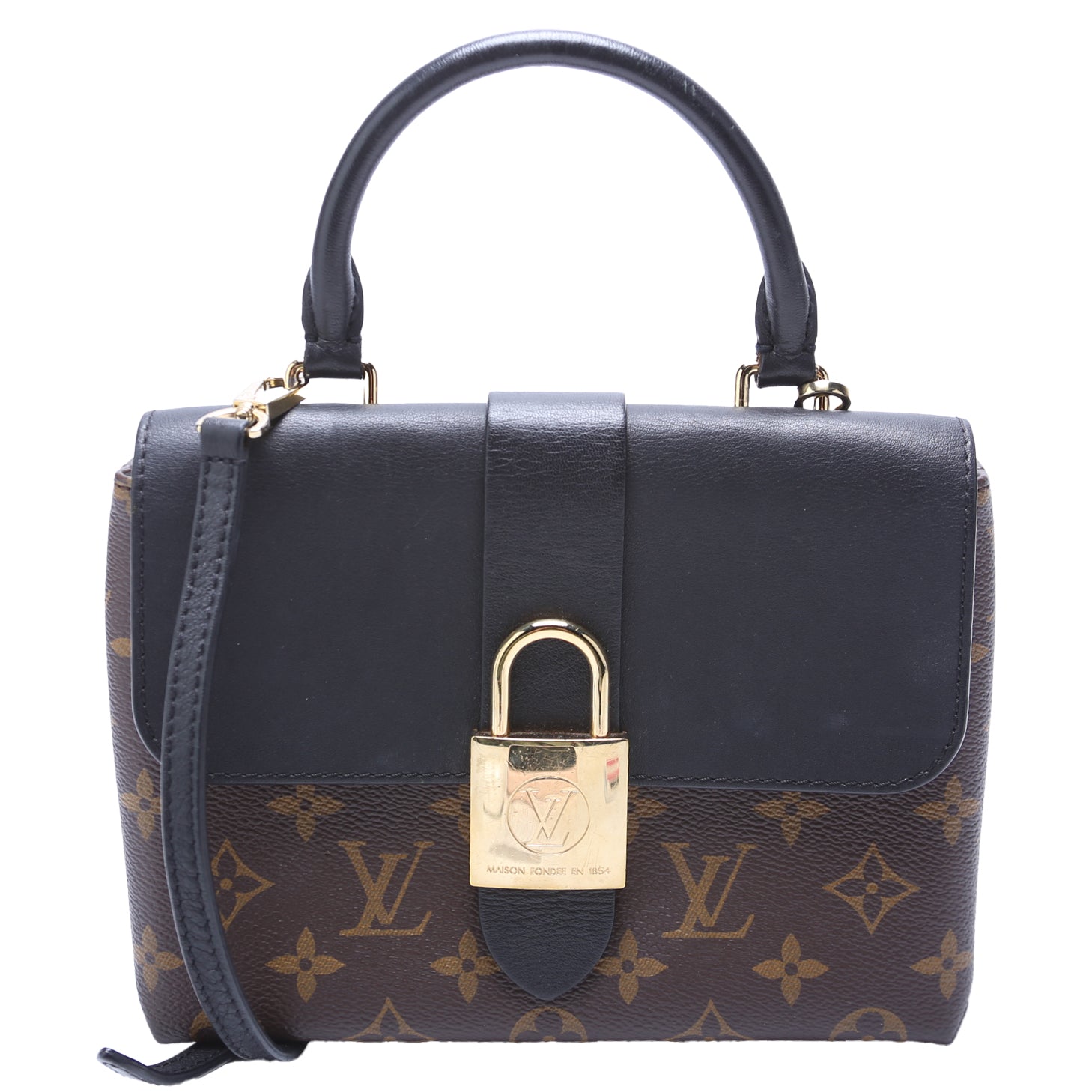Louis Vuitton Locky BB Monogram Black Handbag