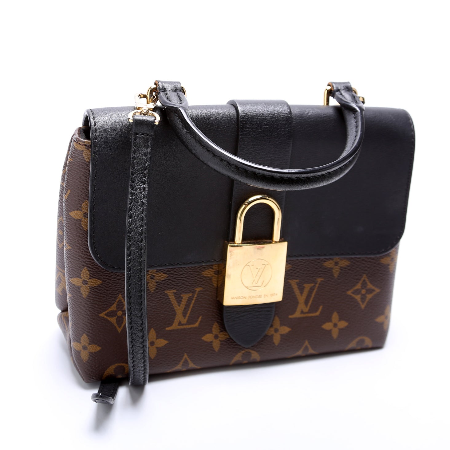 Louis Vuitton Locky BB Monogram Black Handbag