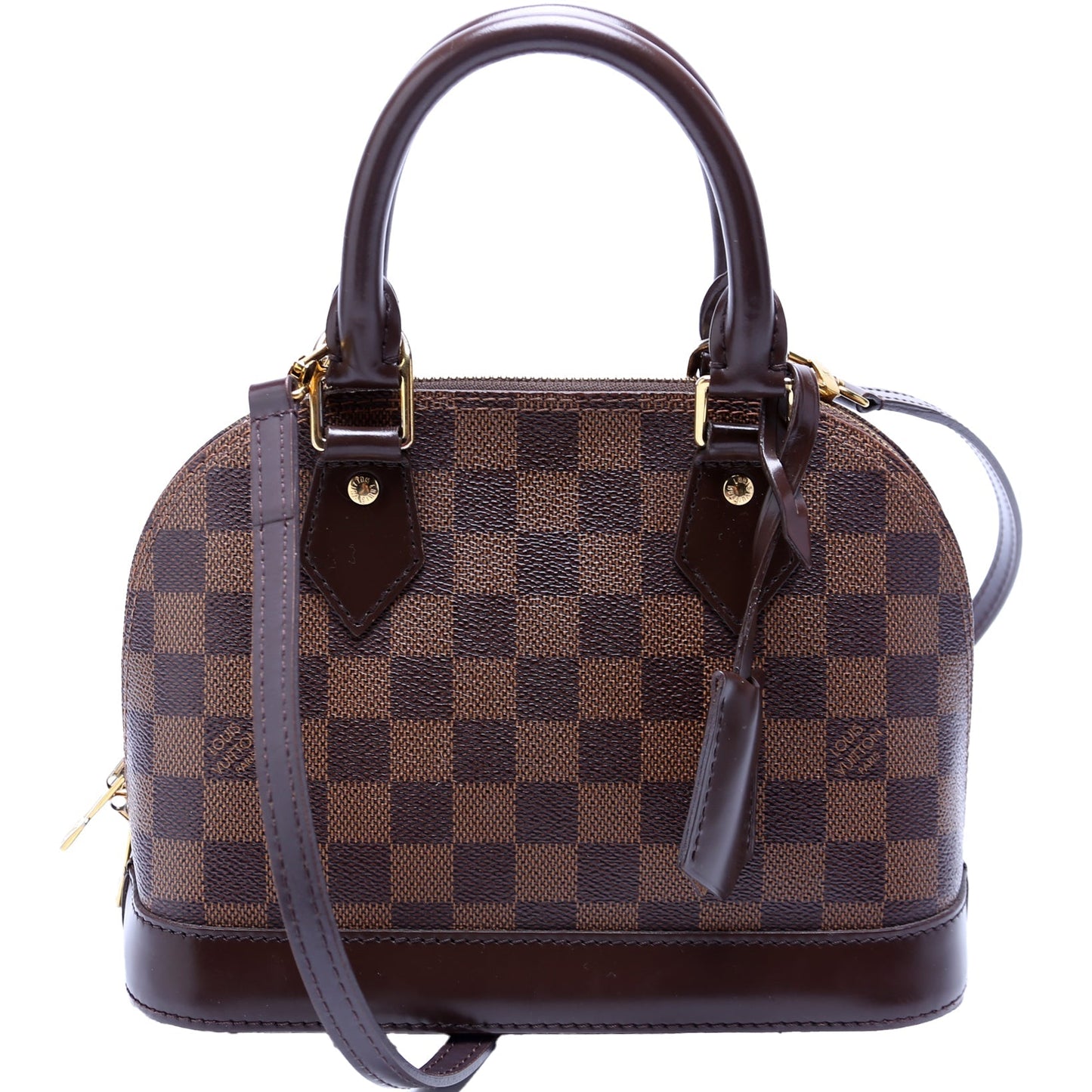 Louis Vuitton Alma BB Ebene Damier Handbag Ebene 18
