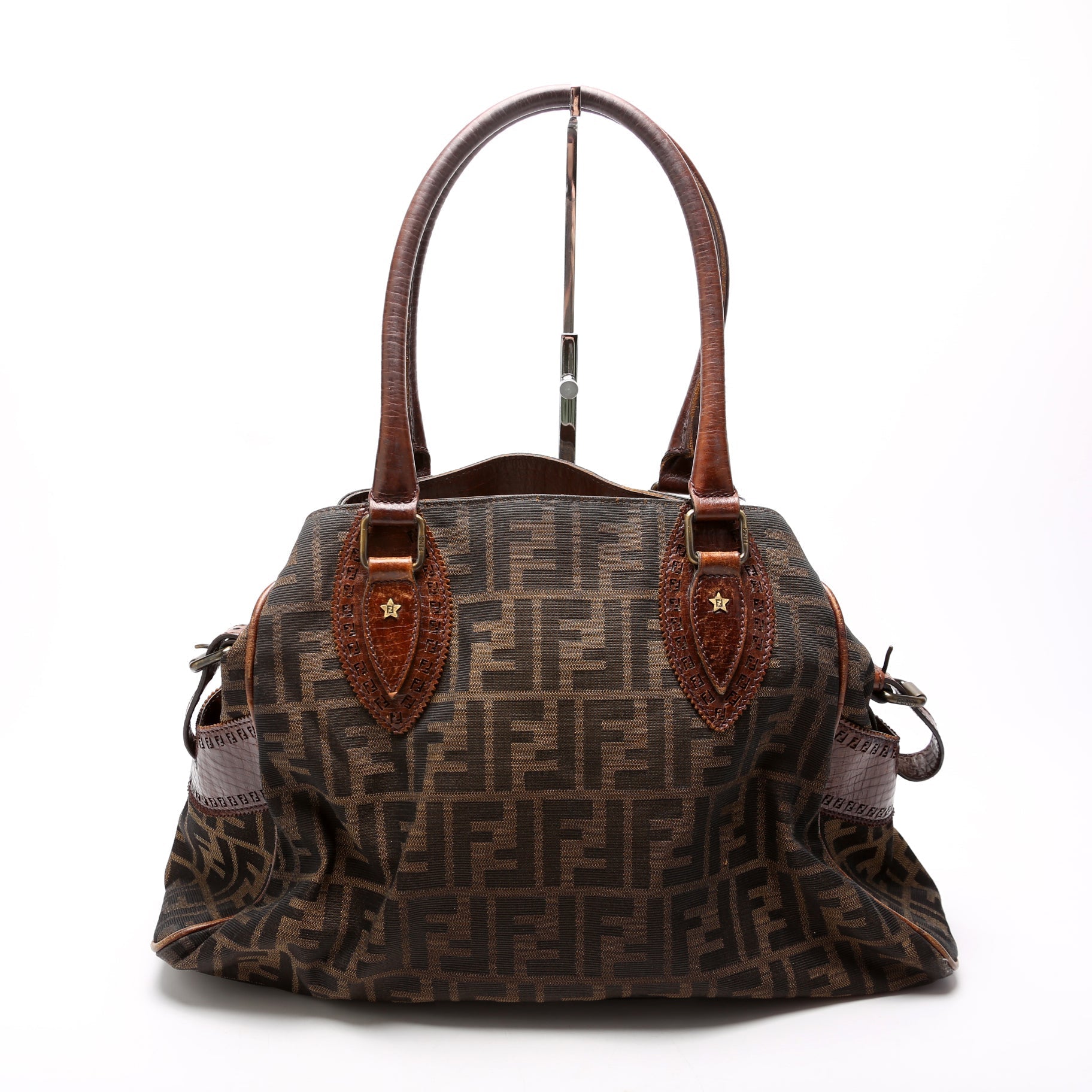 Fendi 8Bn162 Zucca Du Jour Bag Medium Travel Bag