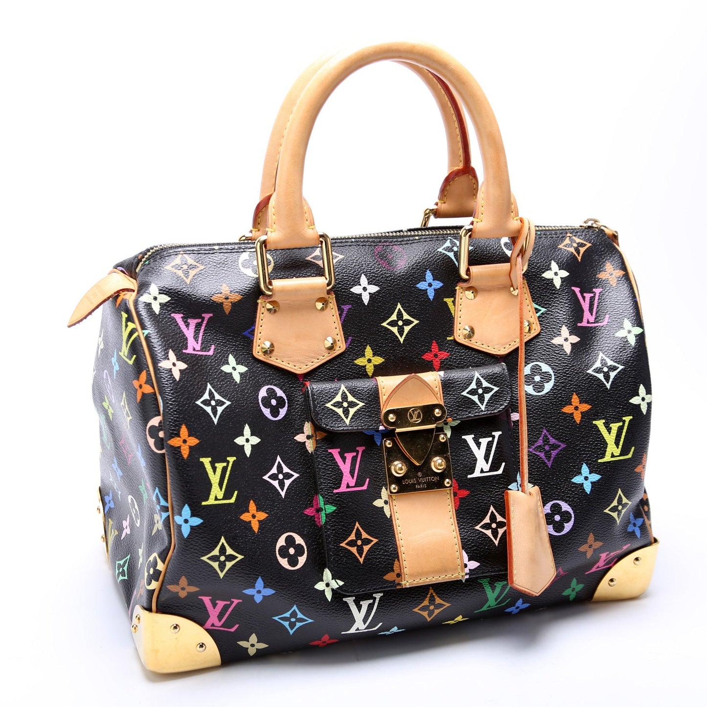 Louis Vuitton Speedy 30 Multicolor Handbag Multicolor 6