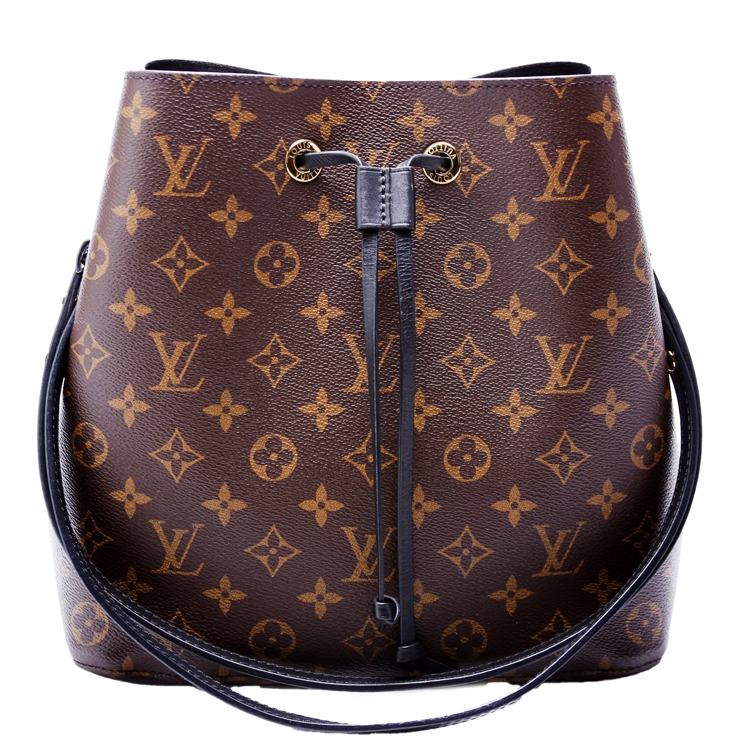 Louis Vuitton Neonoe Monogram Black Handbag Monogram Black
