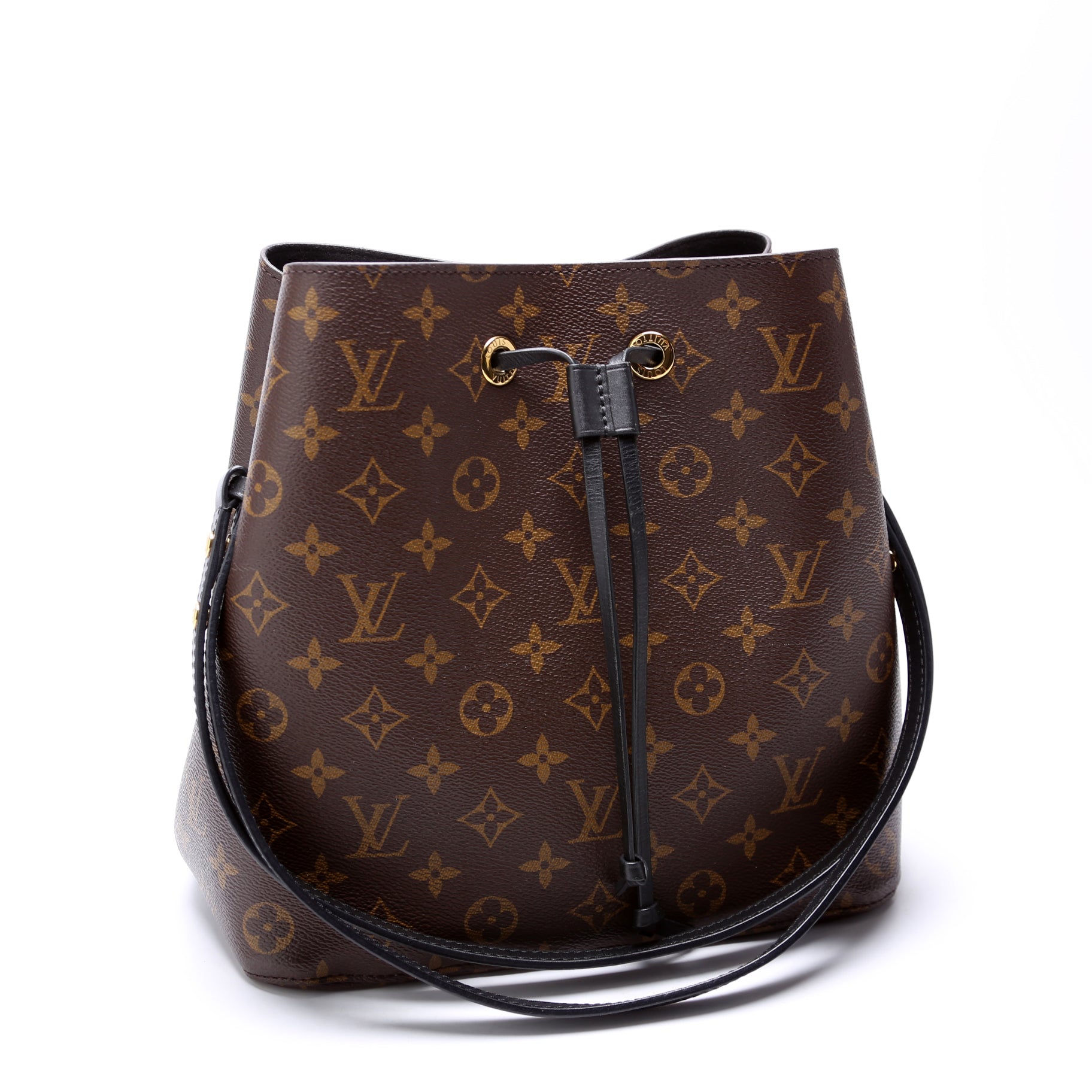 Louis Vuitton Neonoe Monogram Black Handbag Monogram Black