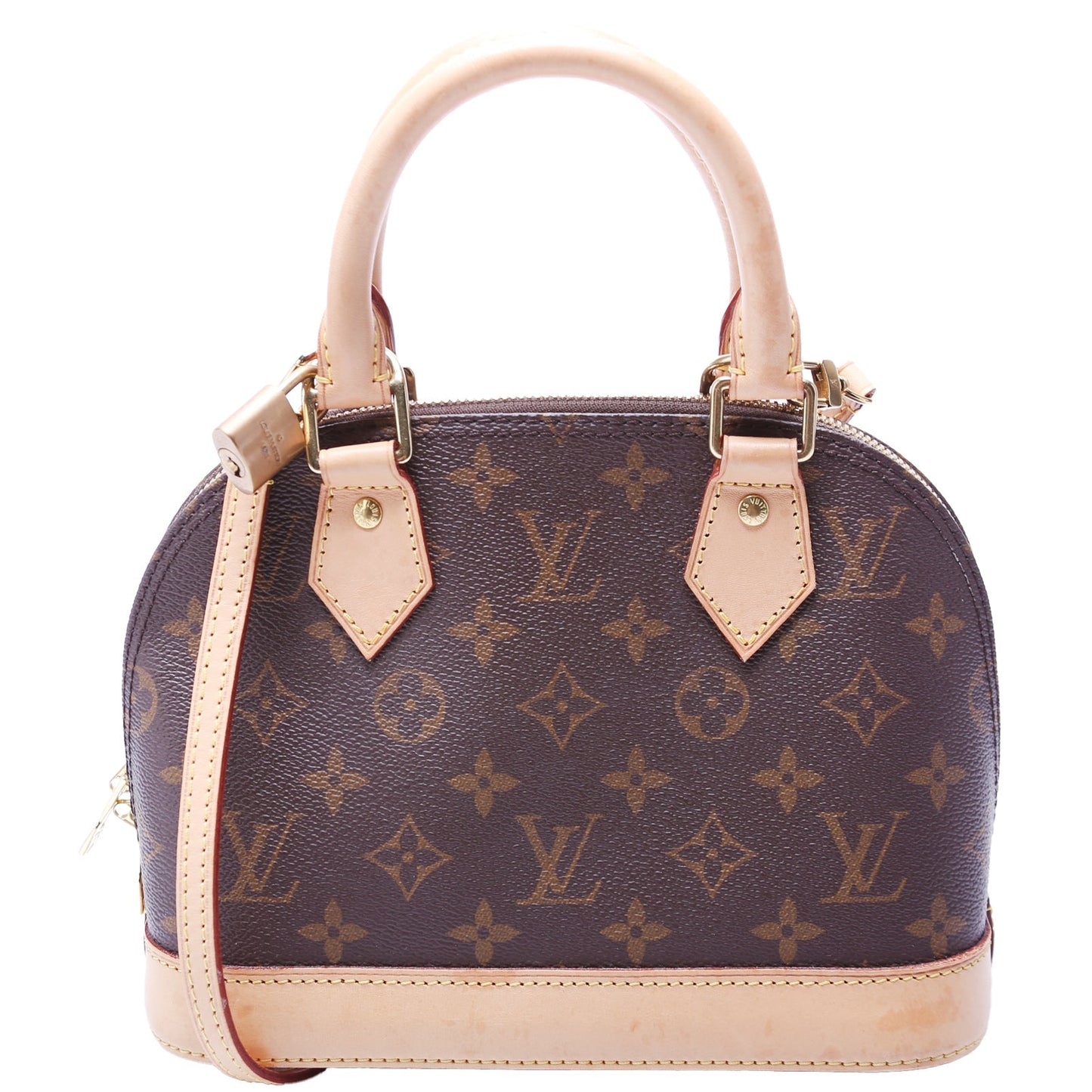 Louis Vuitton Alma BB Monogram Handbag Monogram 10