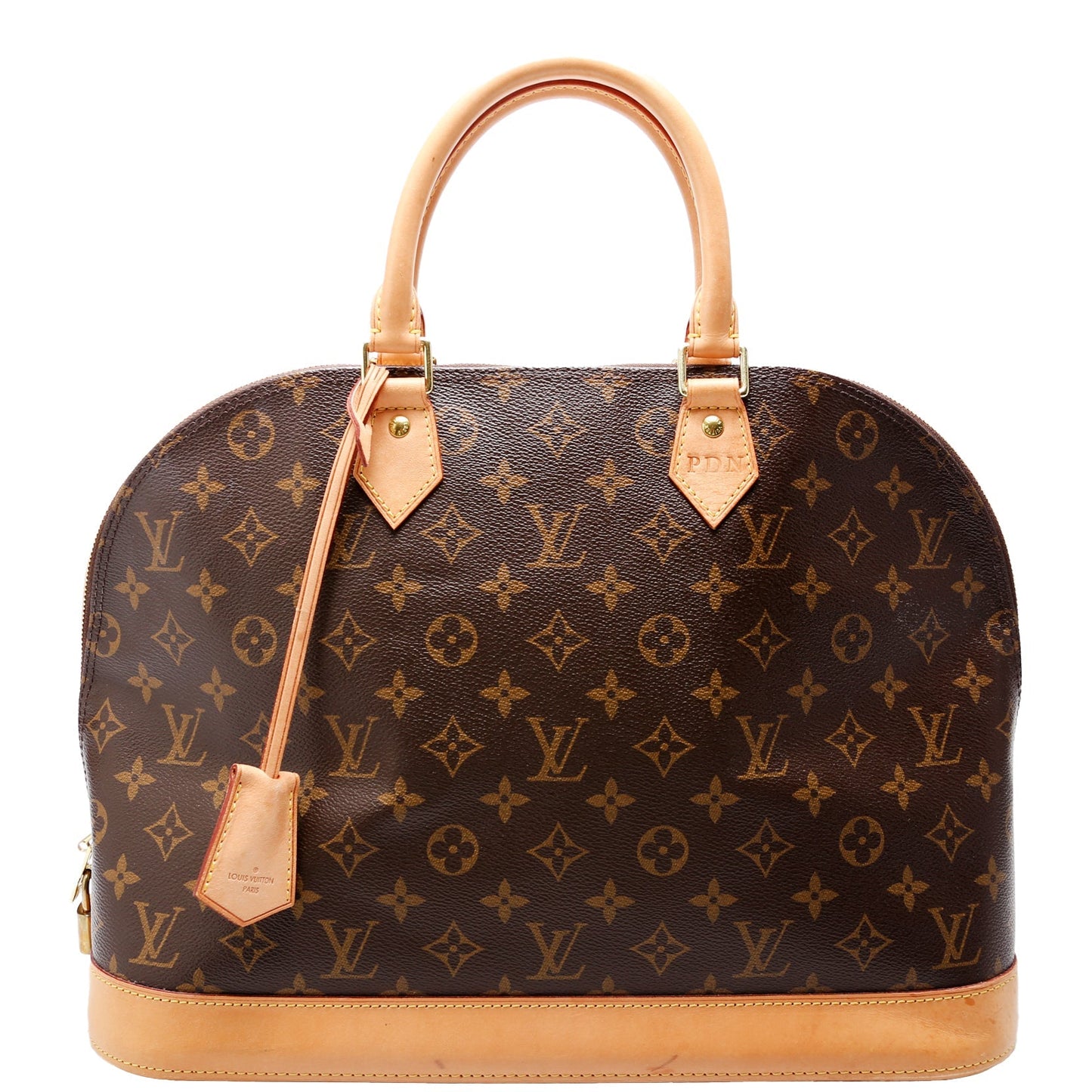 Louis Vuitton Alma MM Newer Monogram Handbag Newer 1