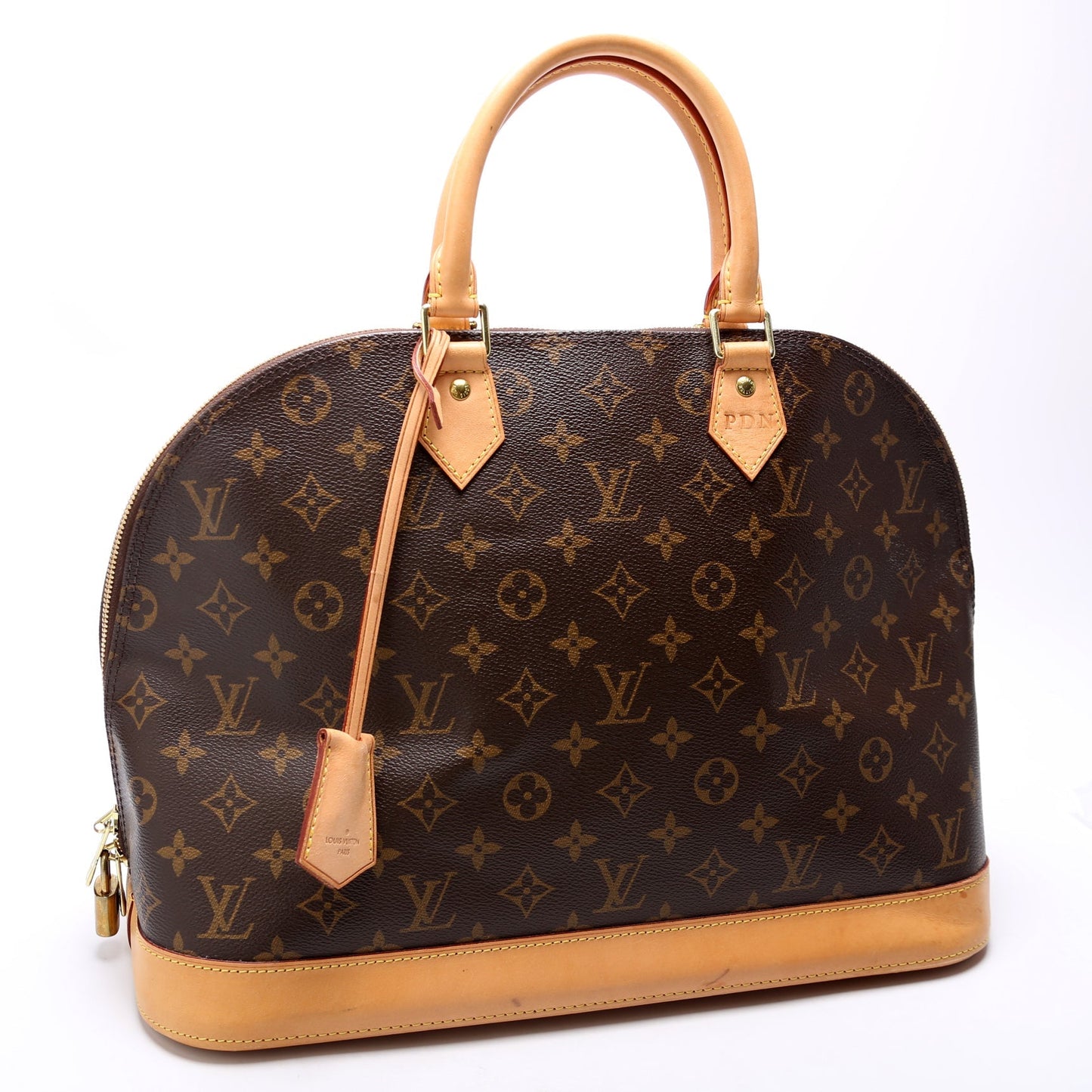 Louis Vuitton Alma MM Newer Monogram Handbag Newer 1