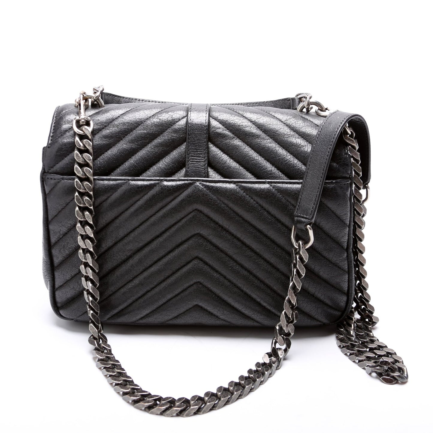 YSL Saint Laurent College Bag Black Medium Travel Bag