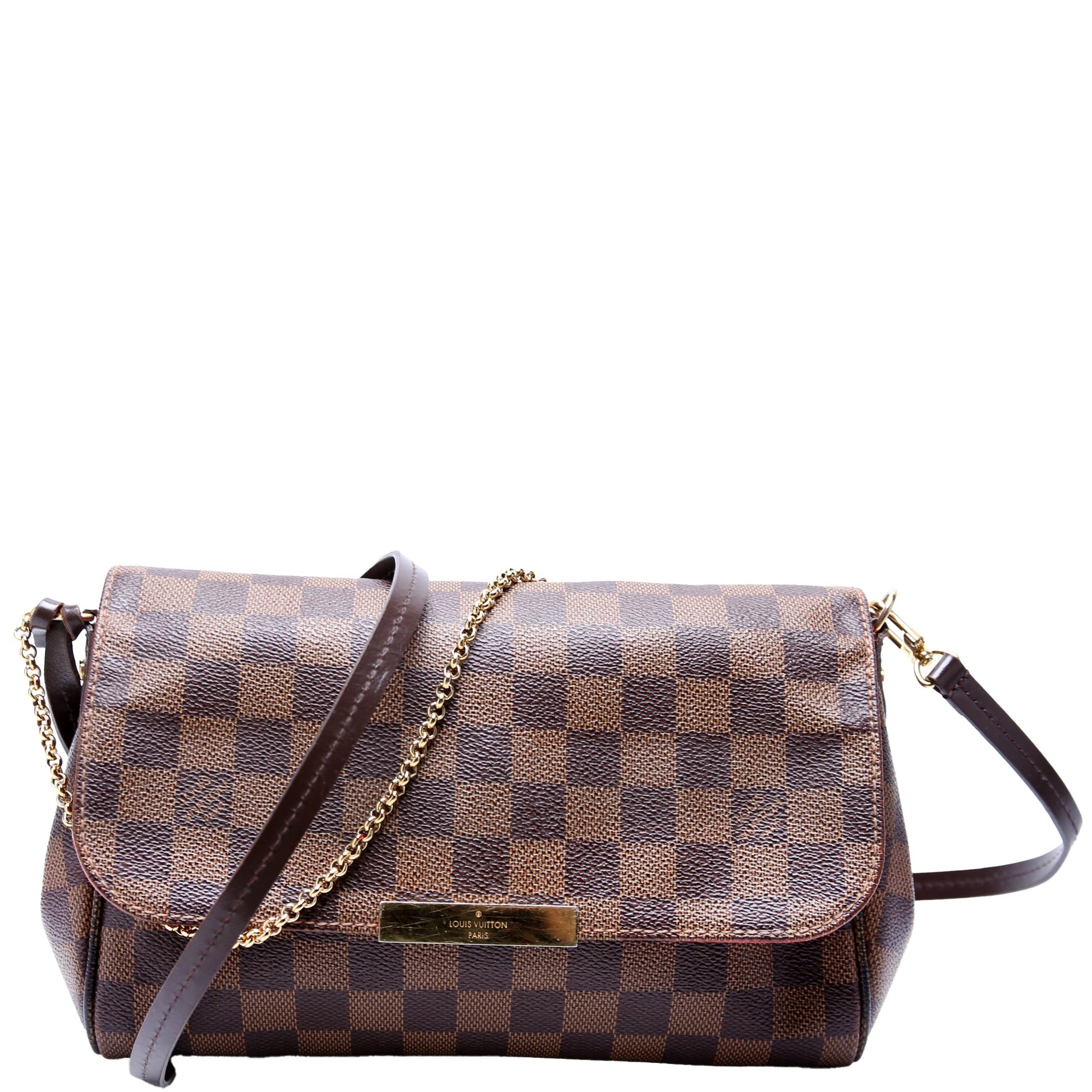 Louis Vuitton Favorite MM Ebene Damier Handbag Ebene 26