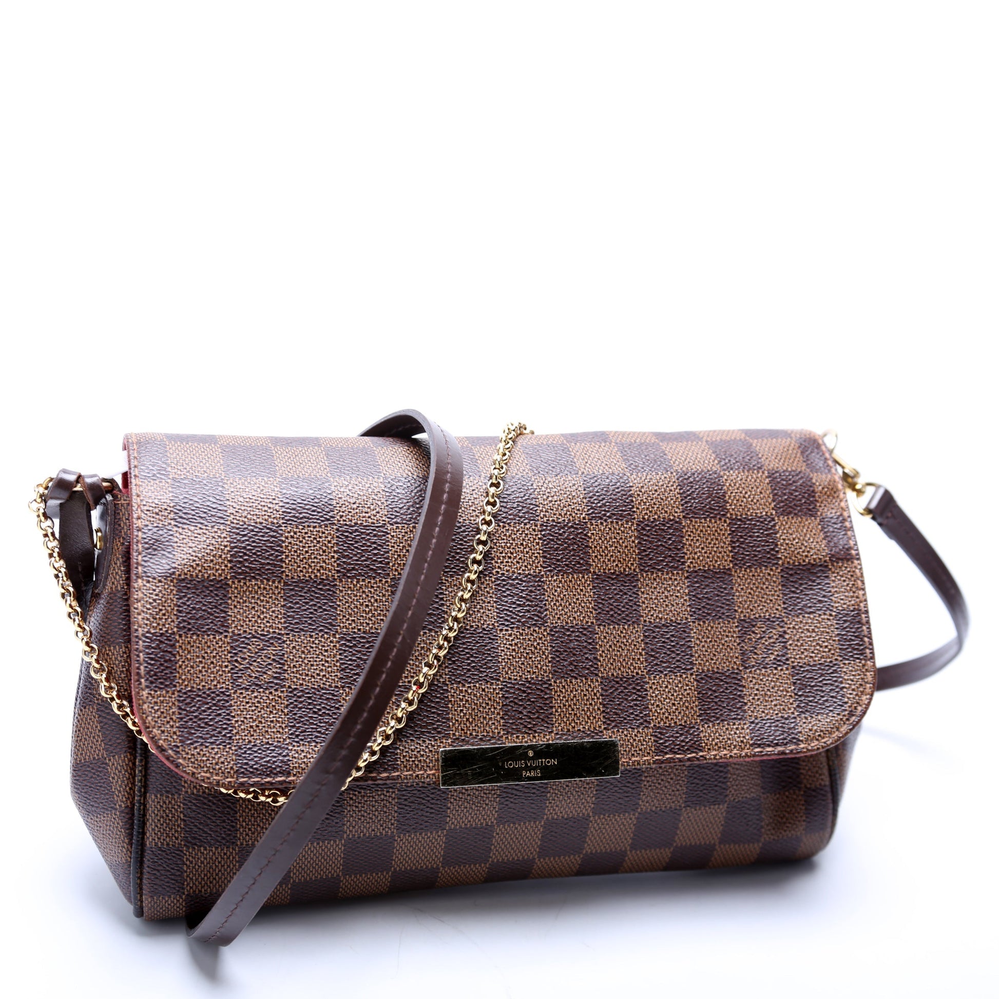Louis Vuitton Favorite MM Ebene Damier Handbag Ebene 26