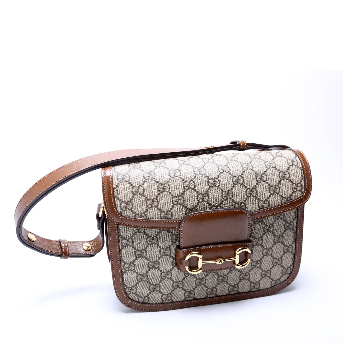Gucci Horsebit Brown Shoulder Bag