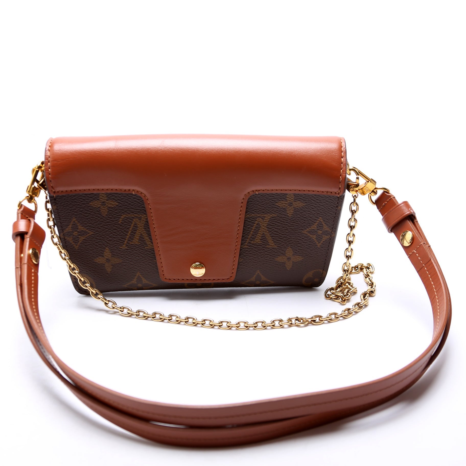 Louis Vuitton Padlock On Monogram Handbag