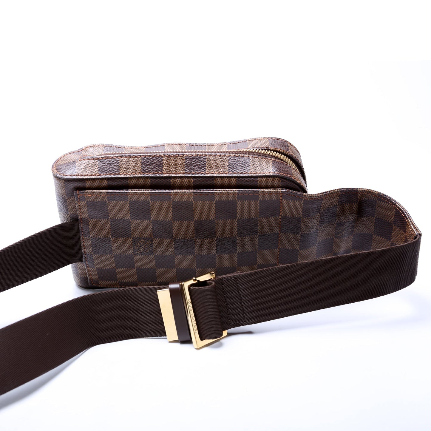 Louis Vuitton Geronimos Ebene Damier Handbag Ebene 32