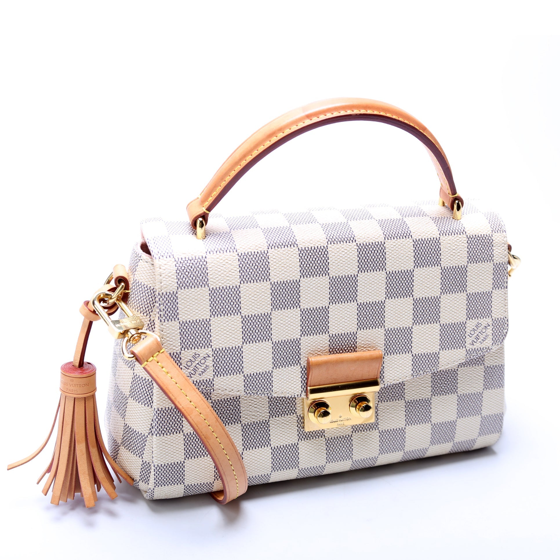 Louis Vuitton Croisette Damer Azur Handbag