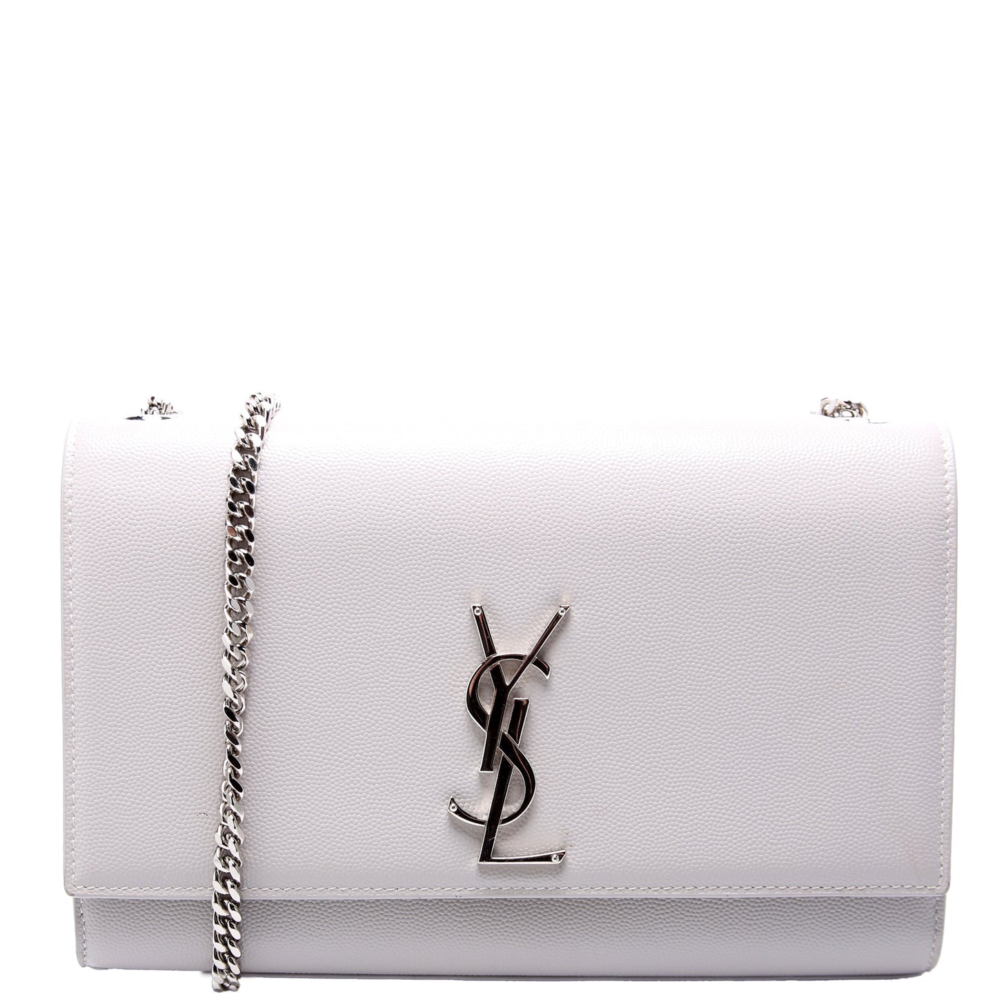 YSL Saint Laurent Saint Laurent Kate Satchel Grain De Poudre Medium Travel Bag