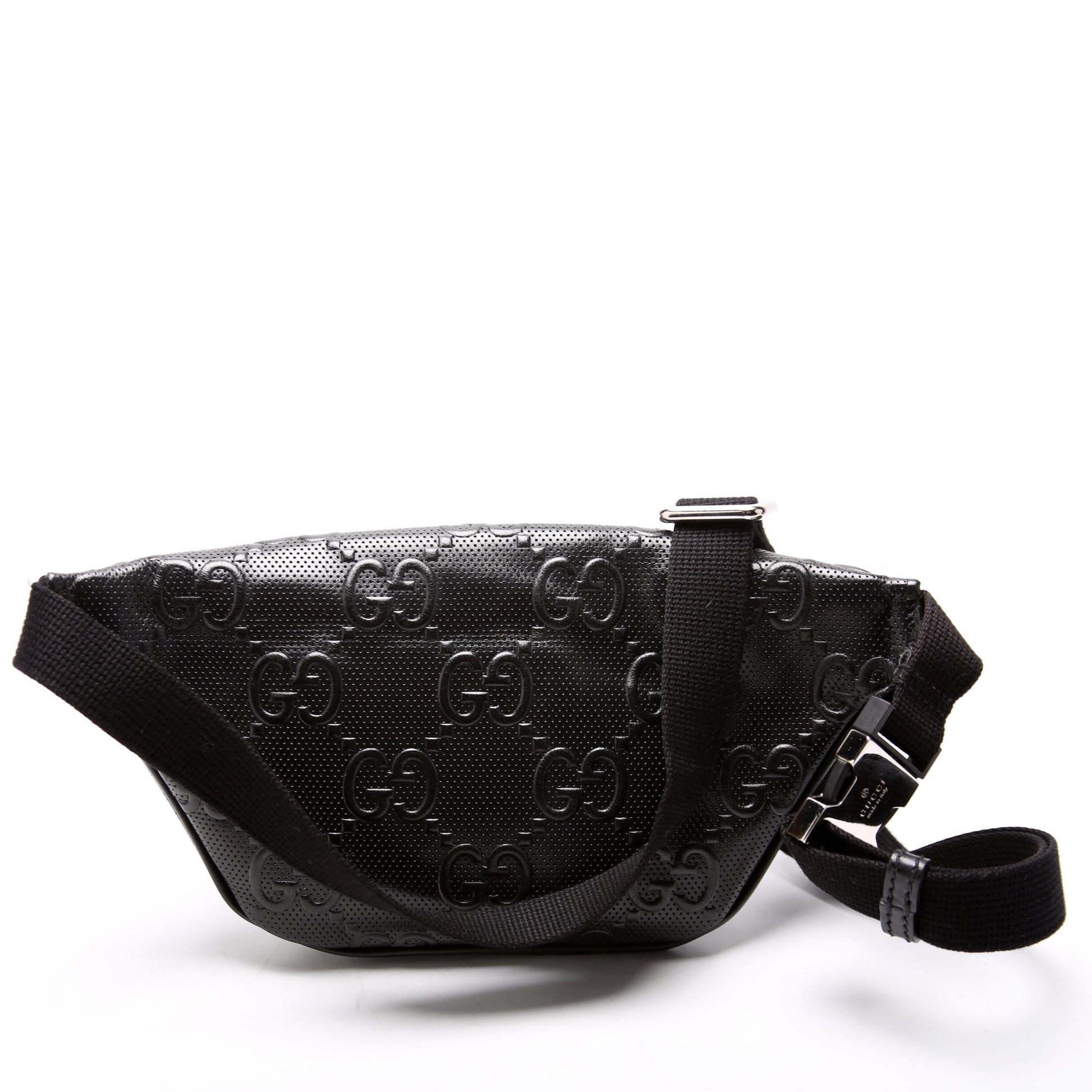 Gucci Embossed Belt Bag Black Accessory