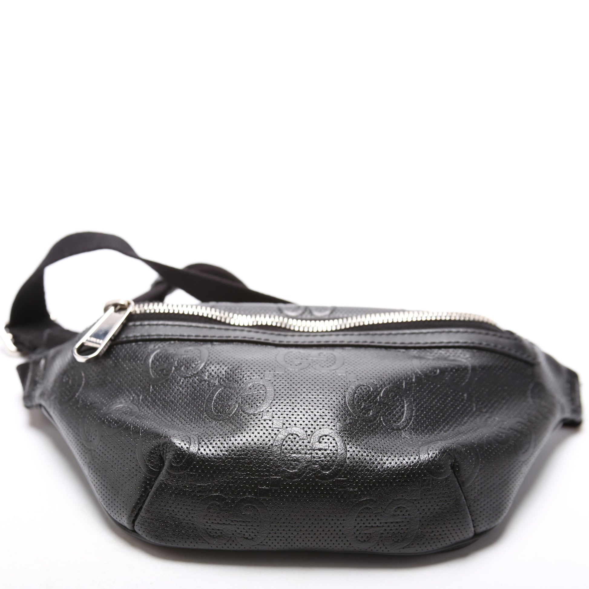 Gucci Embossed Belt Bag Black Accessory