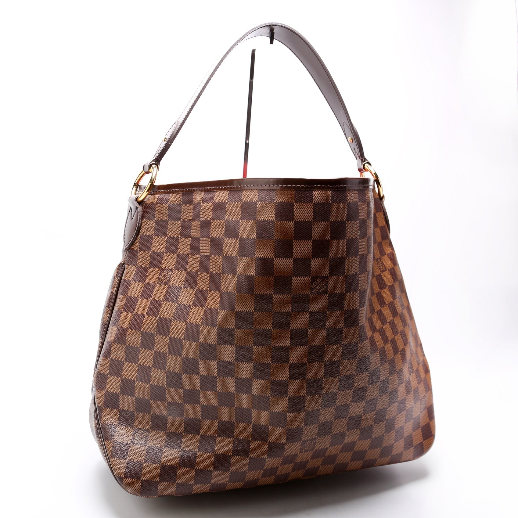 Louis Vuitton Delightful MM Ebene Damier Handbag Damier Ebene