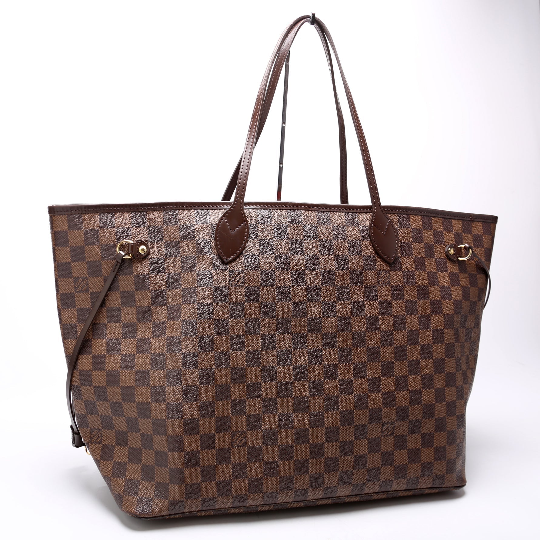 Louis Vuitton Neverfull GM Ebene Damier Red Tote Bag