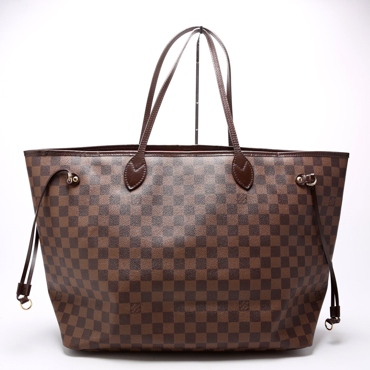 Louis Vuitton Neverfull GM Ebene Damier Red Tote Bag