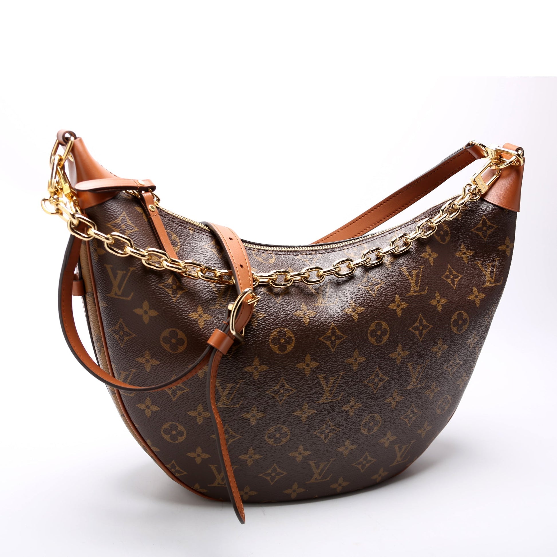 Louis Vuitton Loop Reverse Monogram Shoulder Bag Monogram 6