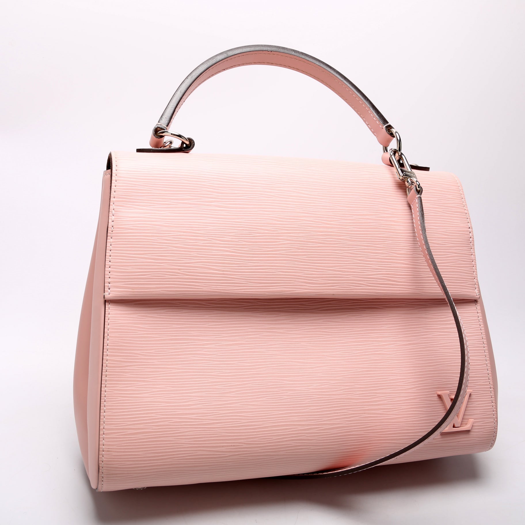 Louis Vuitton Cluny MM Epi Pink Handbag