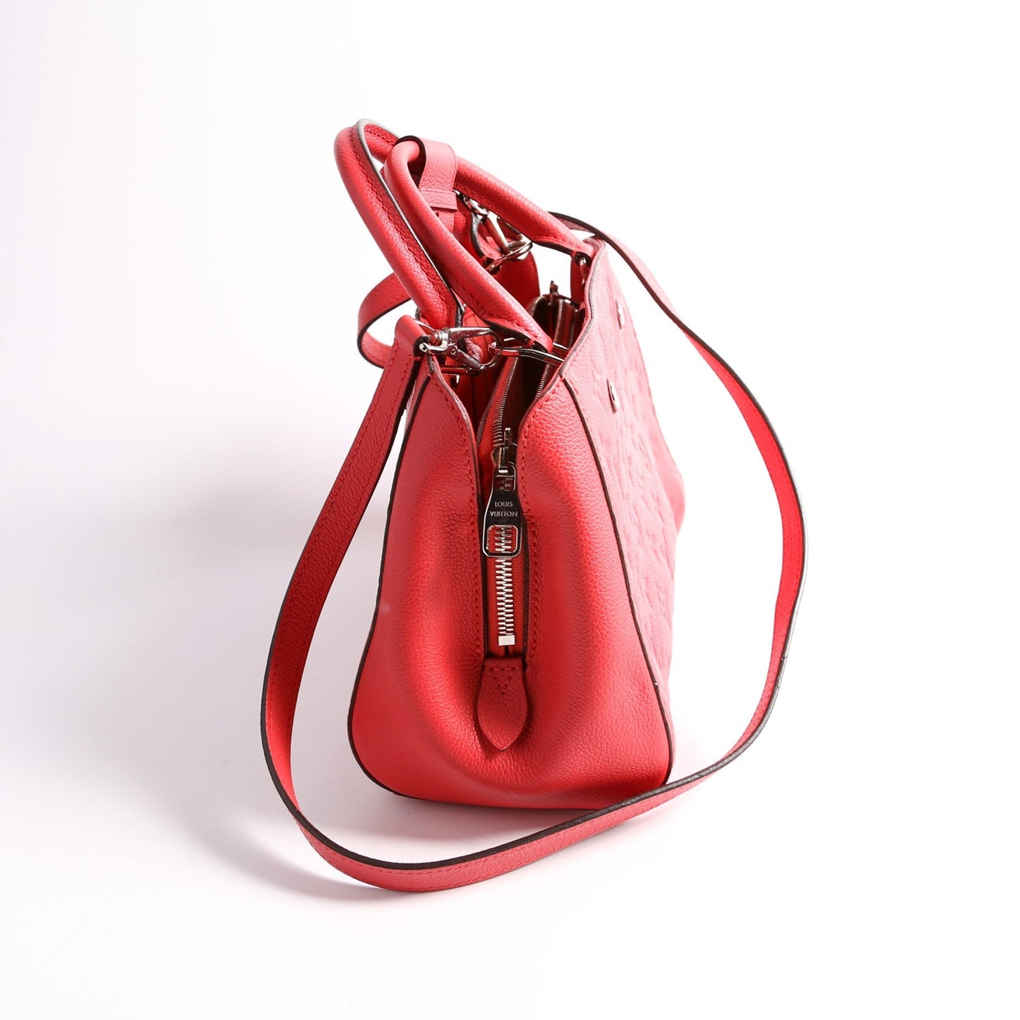 Louis Vuitton Montaigne BB Empreinte Red Handbag