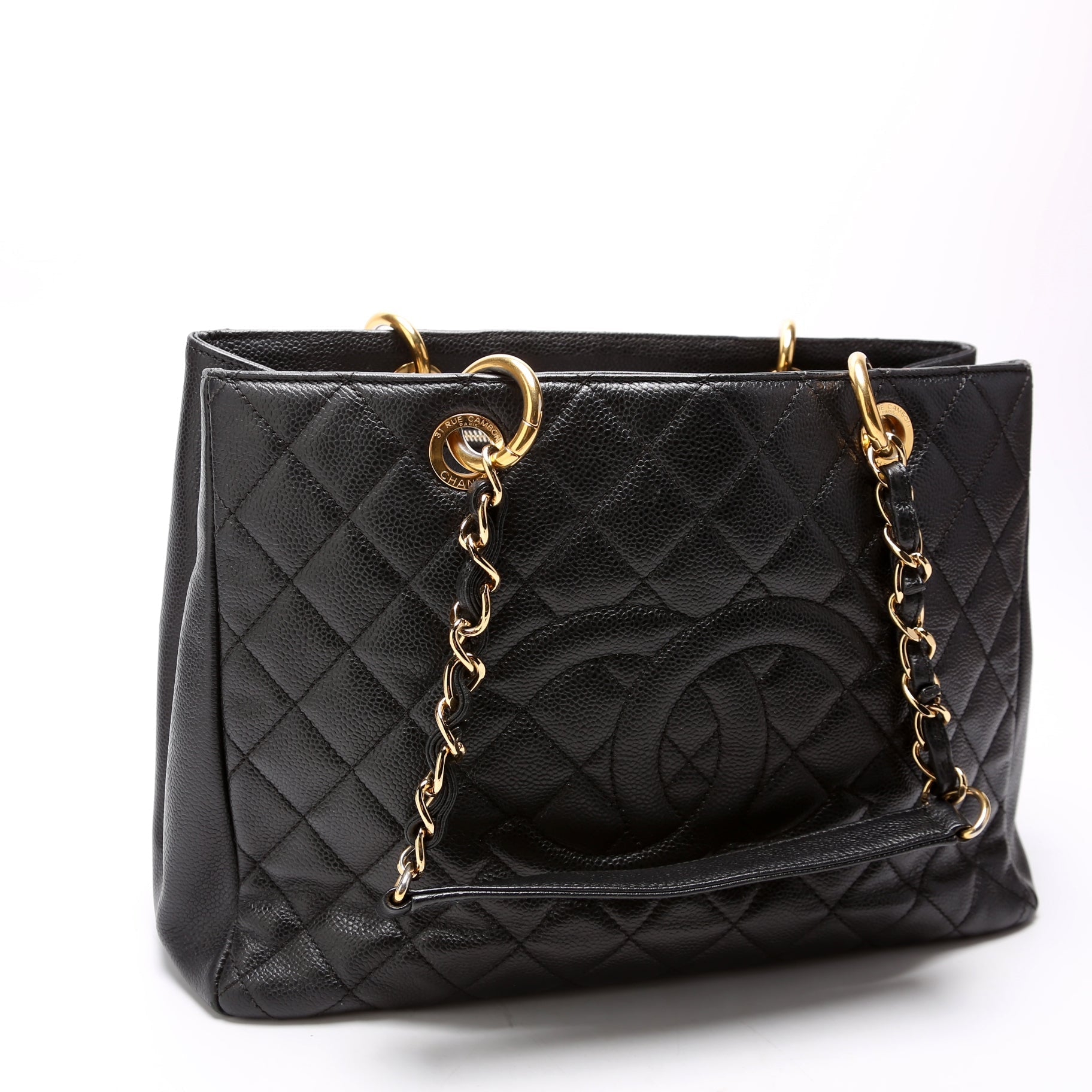 Chanel Grand Shopping Caviar Tote Bag Caviar 10