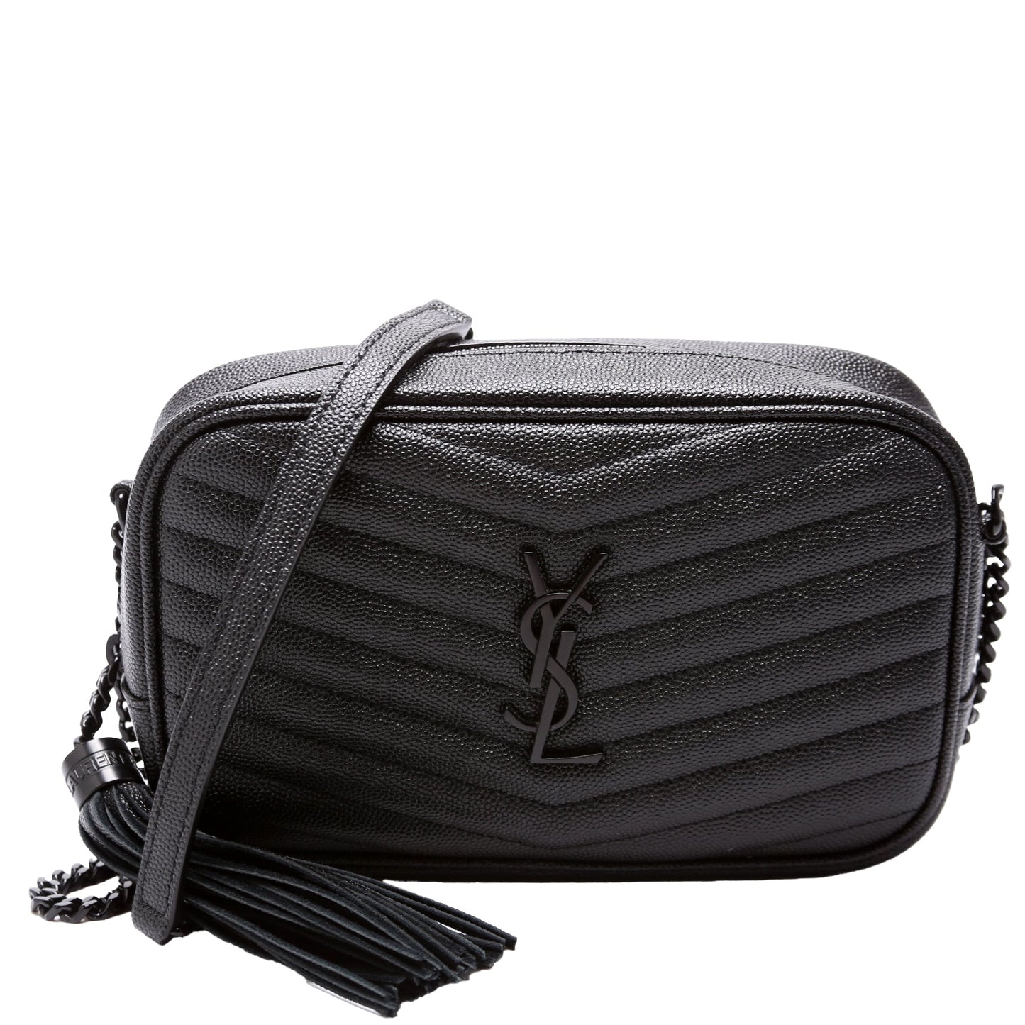 YSL Saint Laurent Lou Camera Bag Black Mini Travel Bag