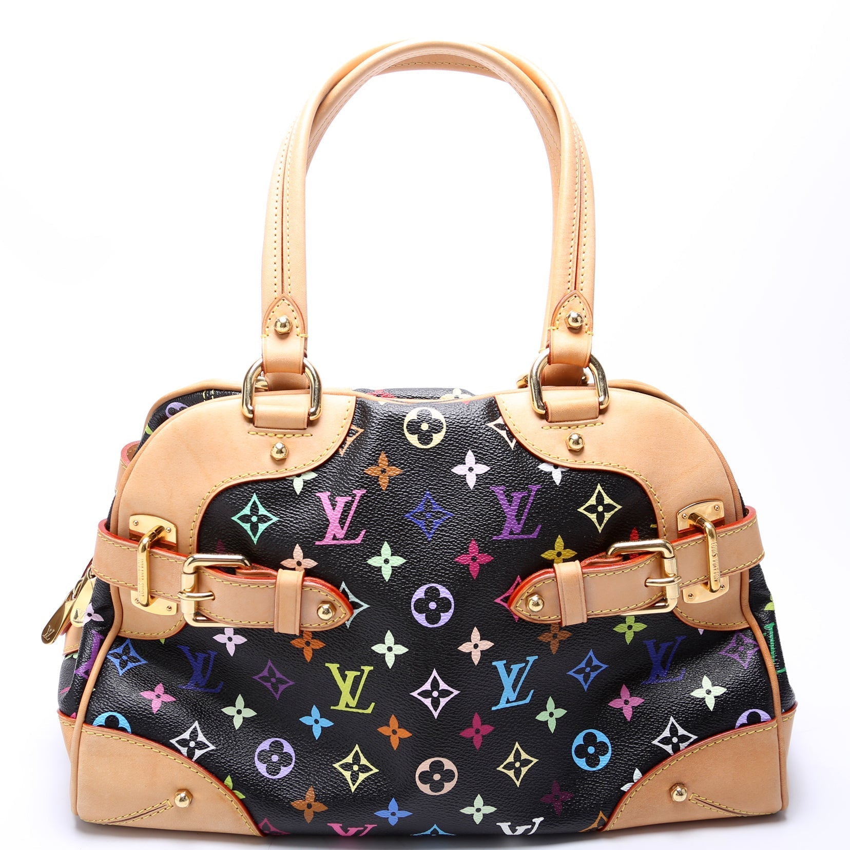 Louis Vuitton Claudia Monogram Black Multicolor Handbag