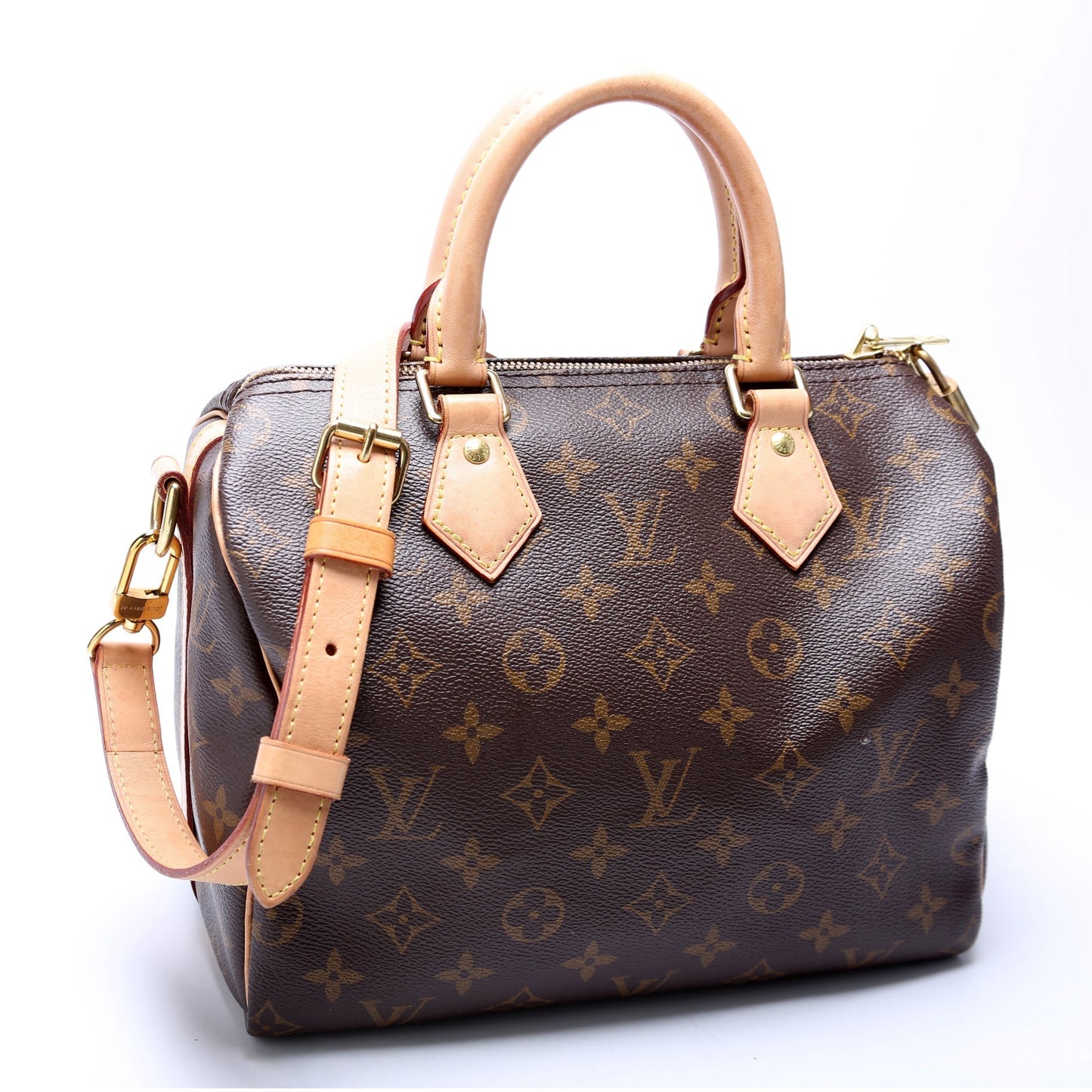 Louis Vuitton Speedy 25 Bandouliere Monogram Handbag Monogram 9