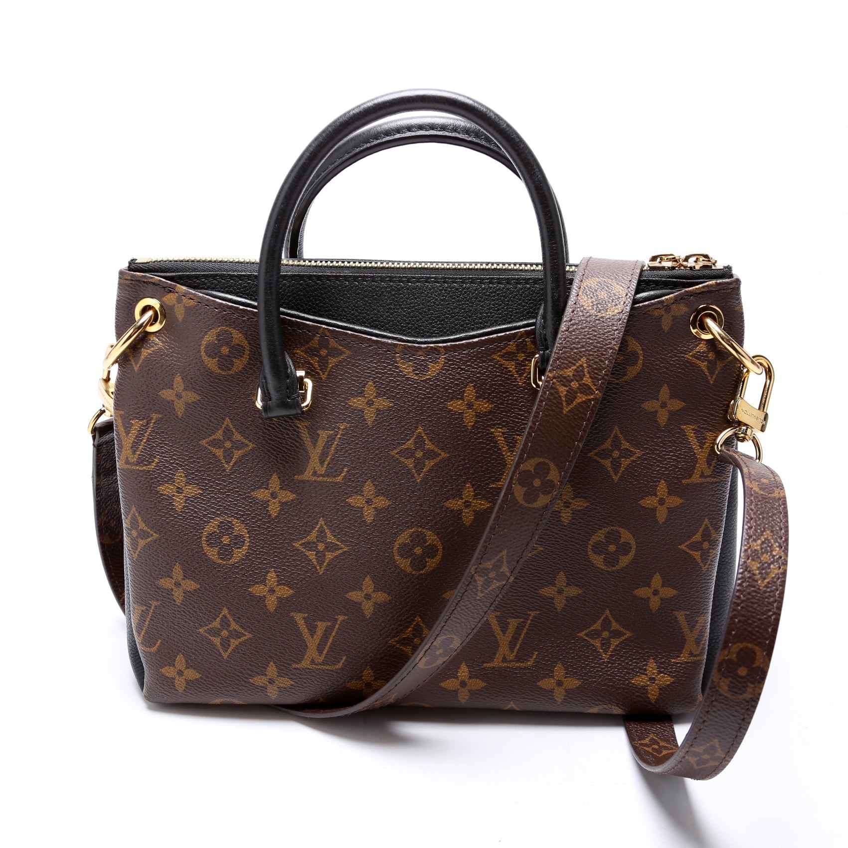 Louis Vuitton Pallas BB Monogram Black Handbag Black 1