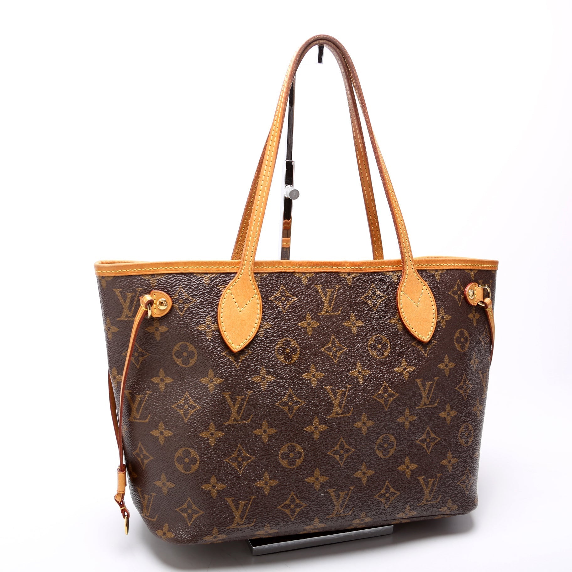 Louis Vuitton Neverfull W PM Monogram Beige Wallet Case
