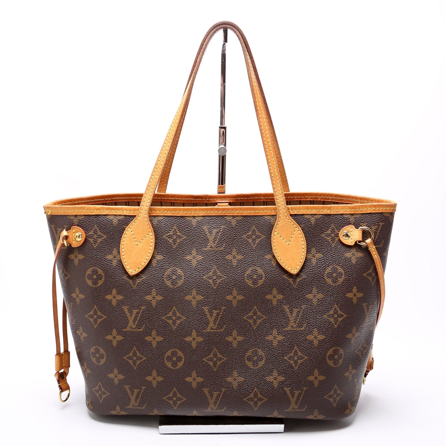 Louis Vuitton Neverfull W PM Monogram Beige Wallet Case