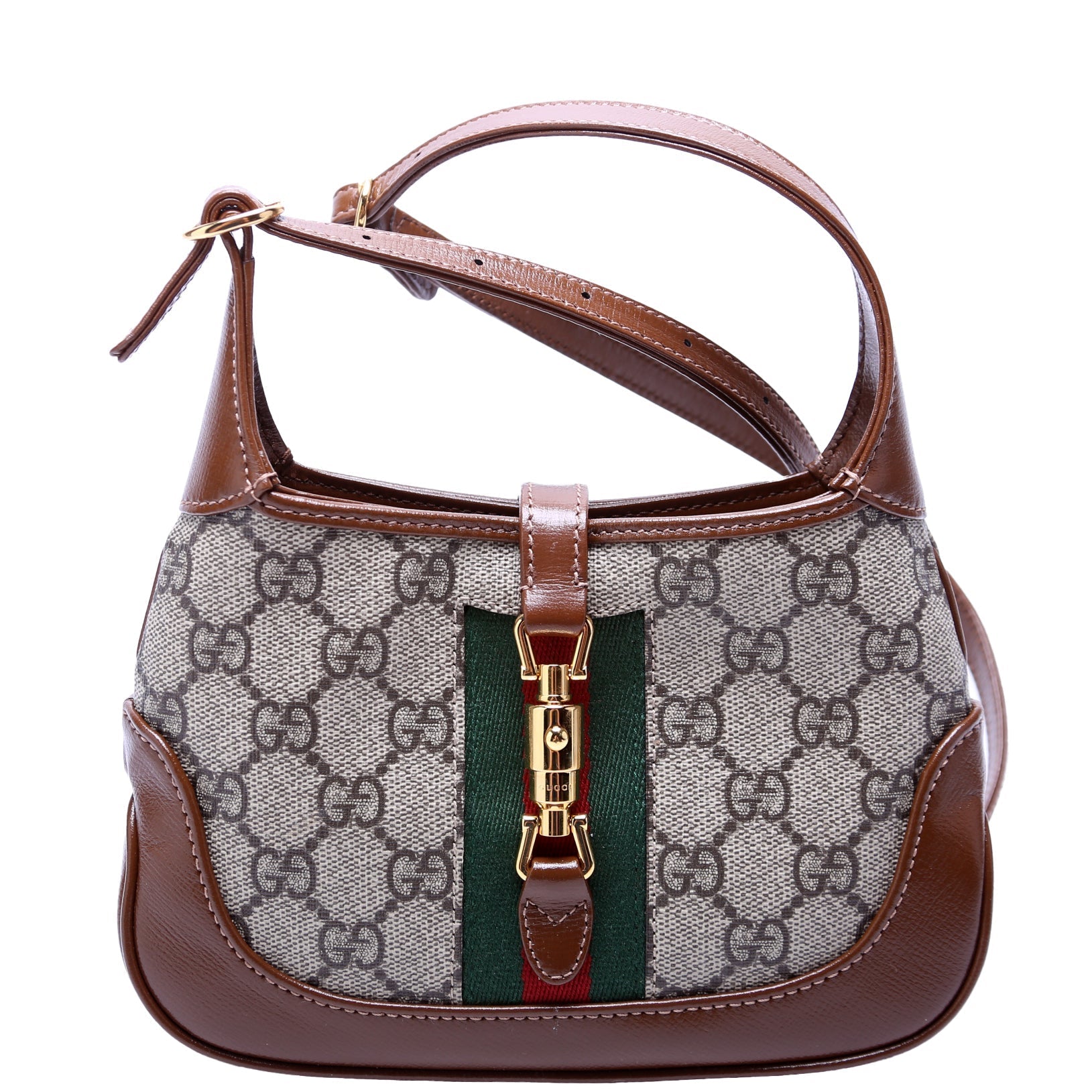 Gucci Jackie Brown Mini Shoulder Bag Brown 1