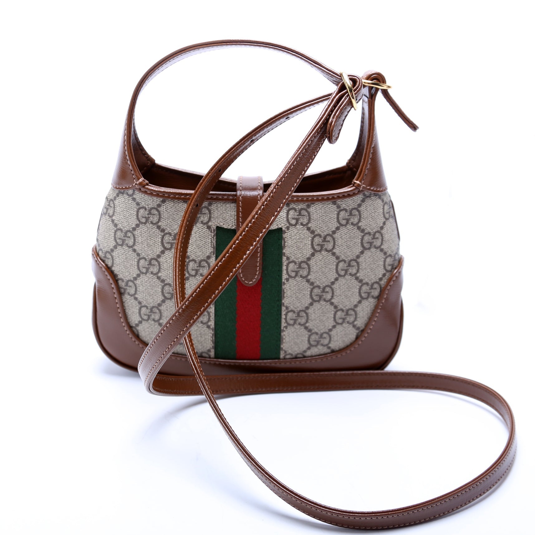 Gucci Jackie Brown Mini Shoulder Bag Brown 1