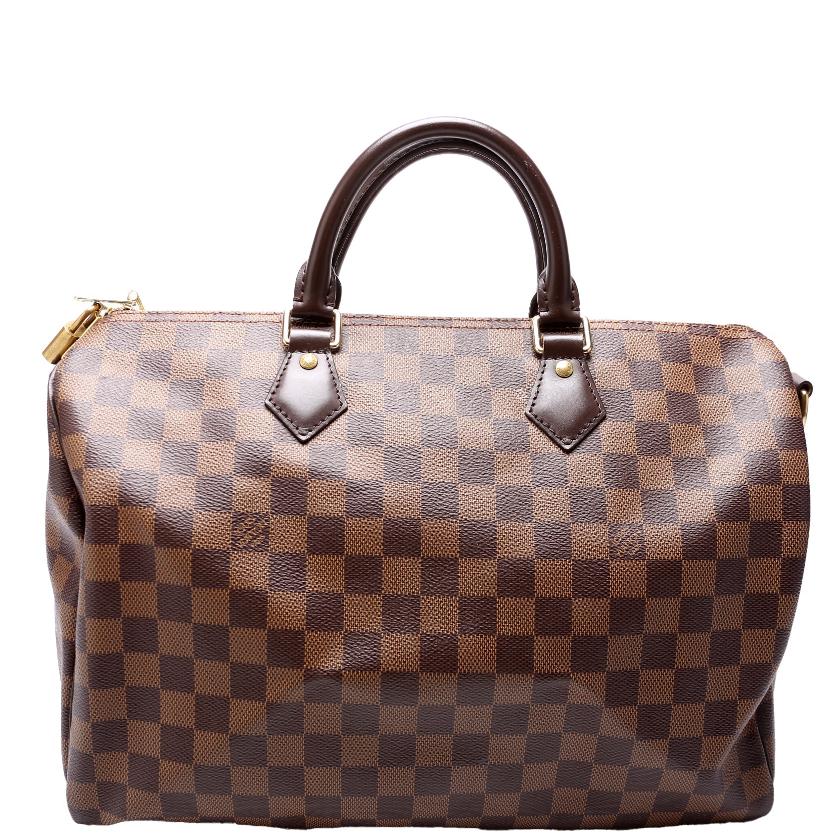 Louis Vuitton Speedy 35 Bandouliere Ebene Damier Handbag Ebene 13