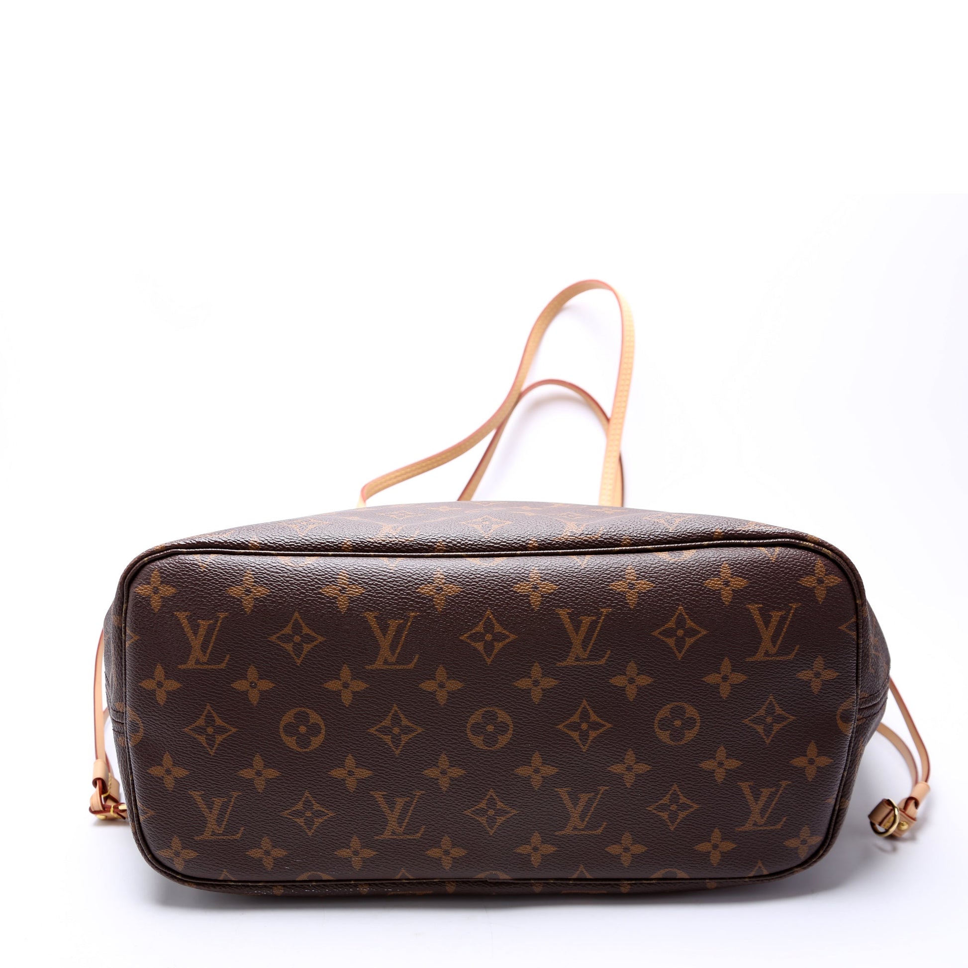 Louis Vuitton Neverfull MM Monogram Red Tote Bag