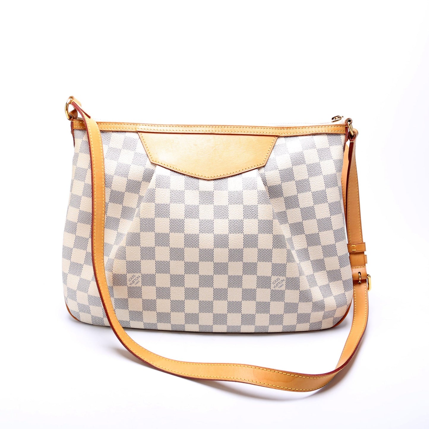 Louis Vuitton Siracusa Azur PM Damier Handbag Azur 10