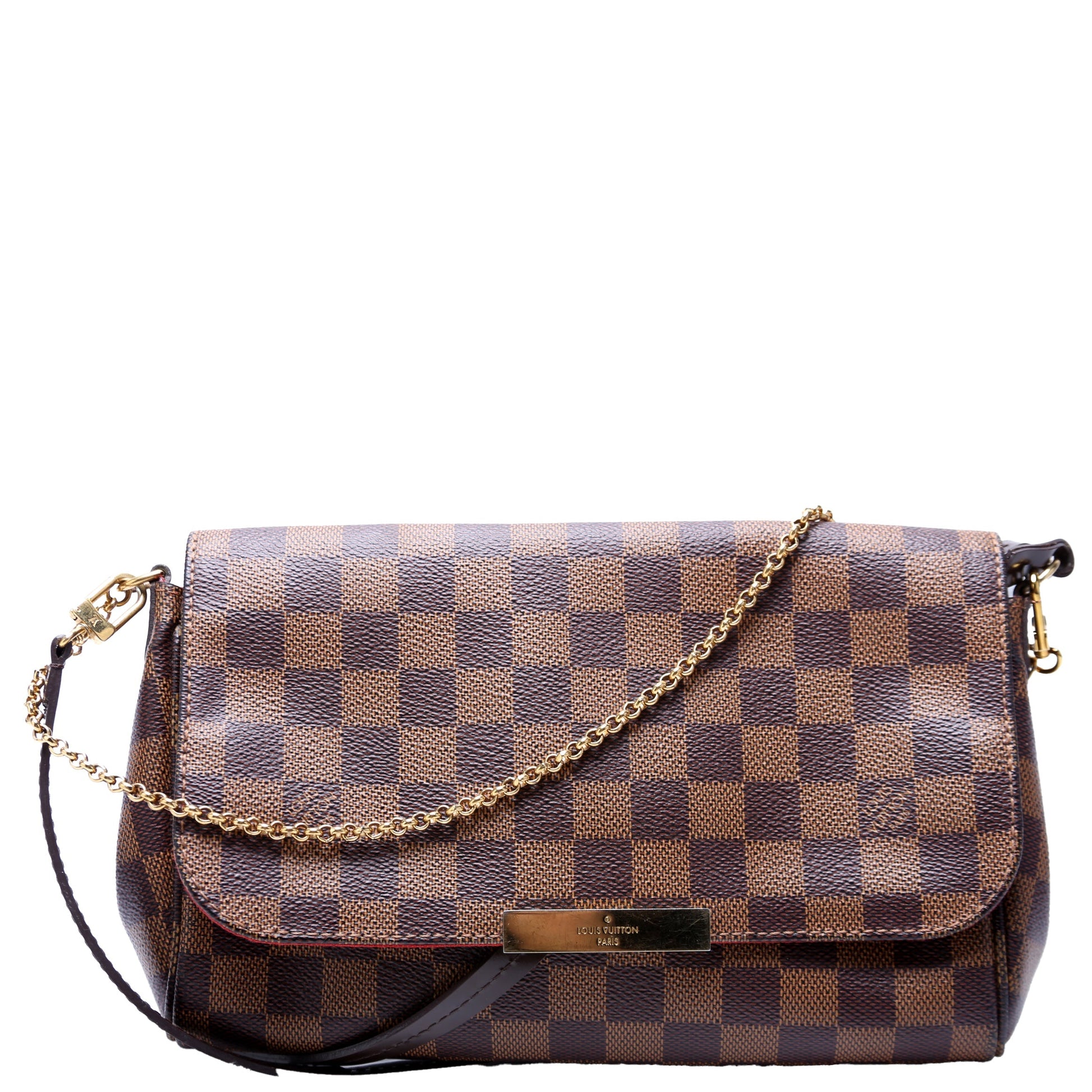 Louis Vuitton Favorite MM Ebene Damier Handbag Ebene 27