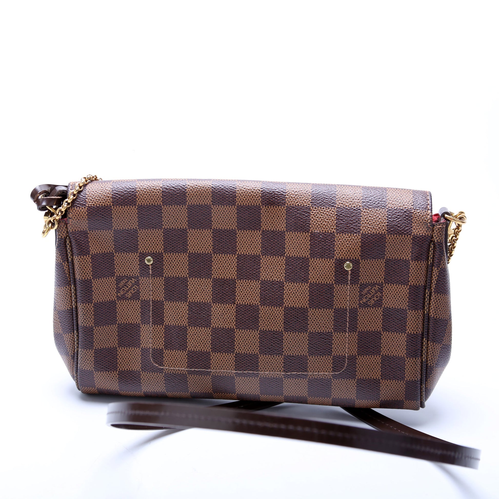 Louis Vuitton Favorite MM Ebene Damier Handbag Ebene 27