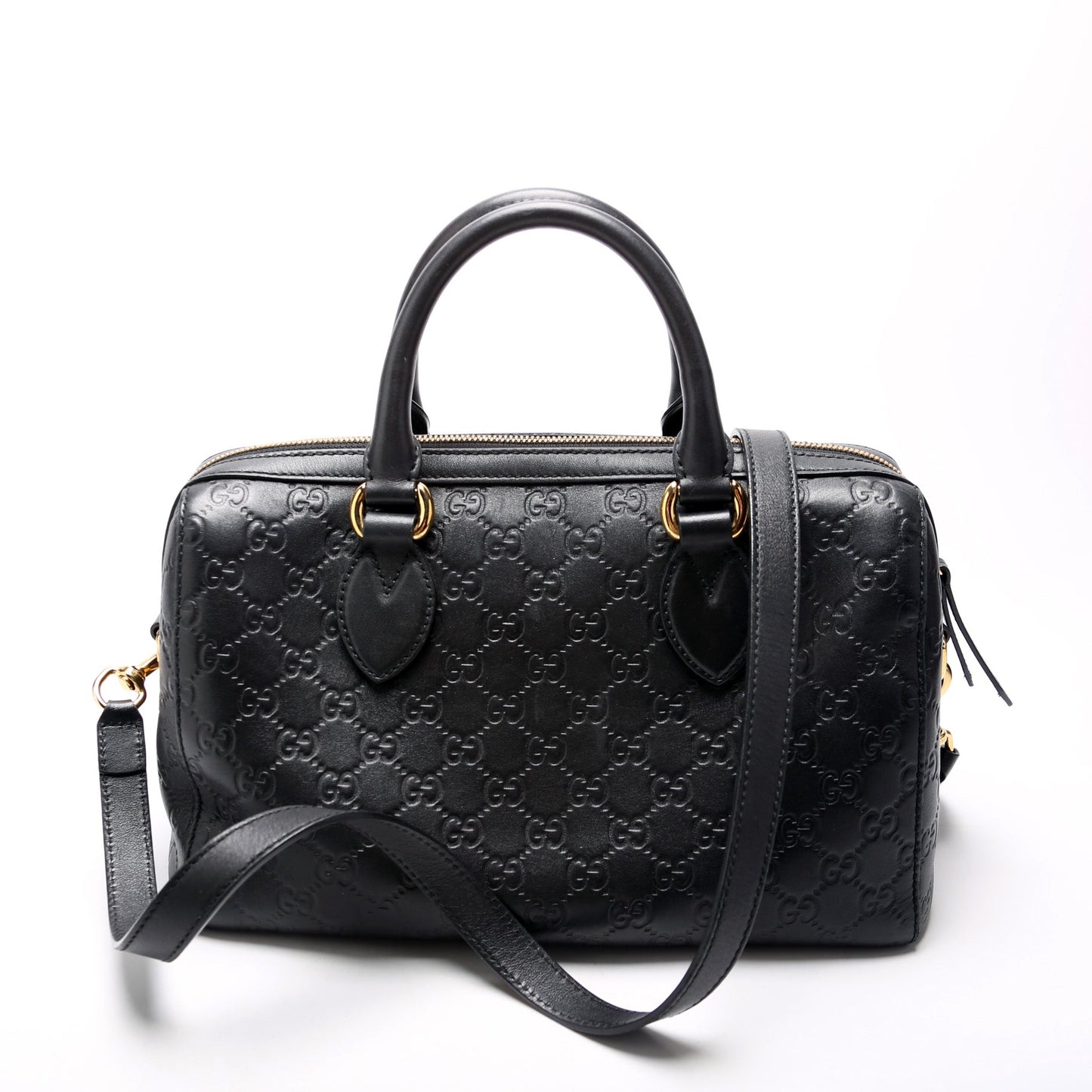 Gucci ssma Boston Black Travel Bag