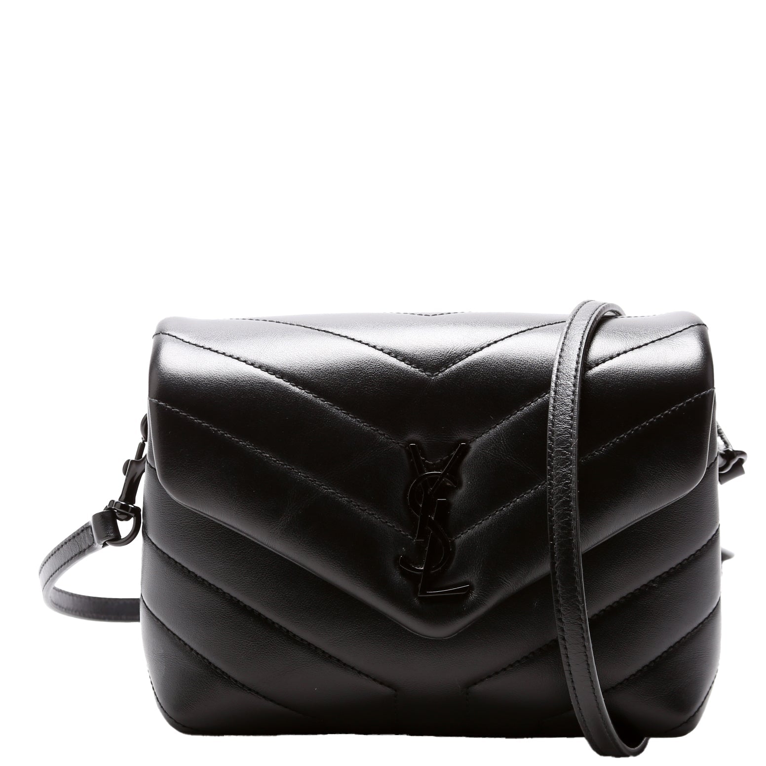 YSL Saint Laurent Saint Laurent Lou Lou Satchel Toy Crossbody Black Crossbody Bag