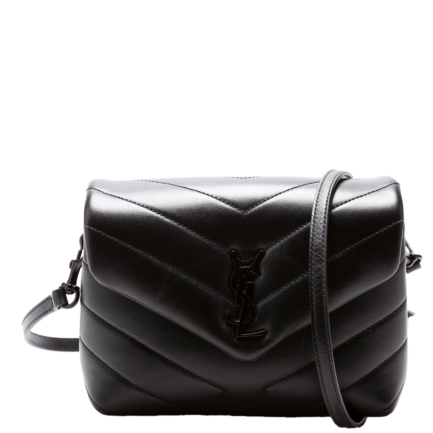 YSL Saint Laurent Saint Laurent Lou Lou Satchel Toy Crossbody Black Crossbody Bag
