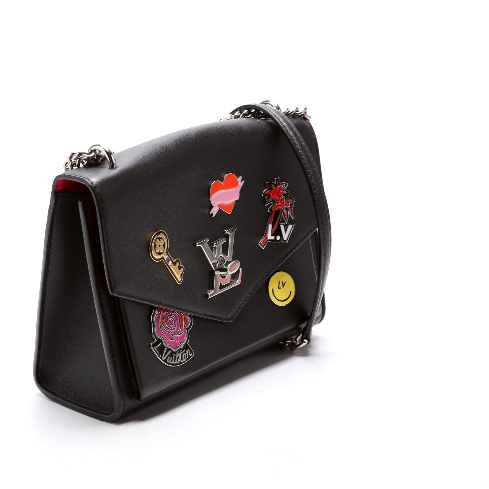 Louis Vuitton Mylockme BB Patches Black Handbag