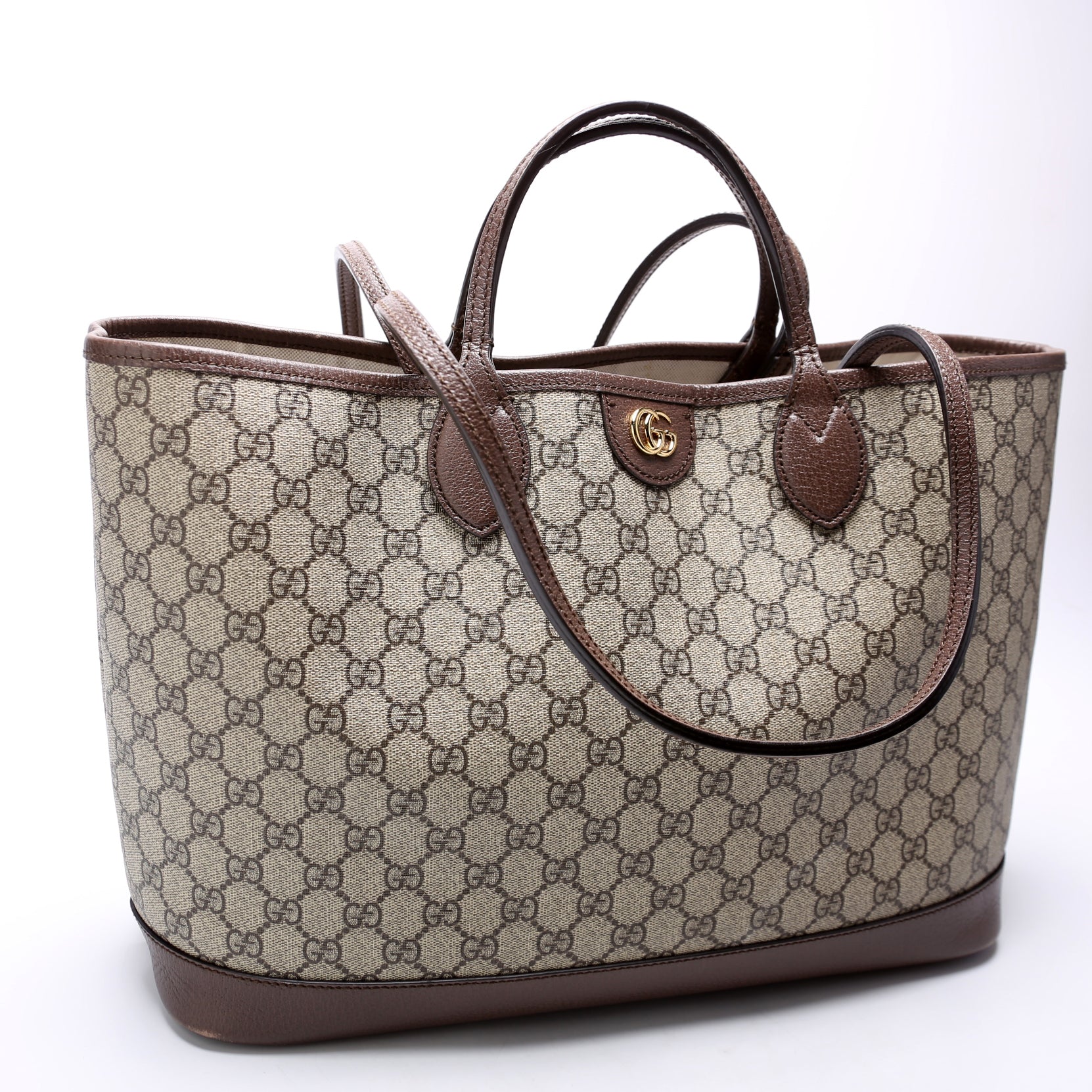 Gucci Ophidia GG Supreme Brown Medium Tote Bag