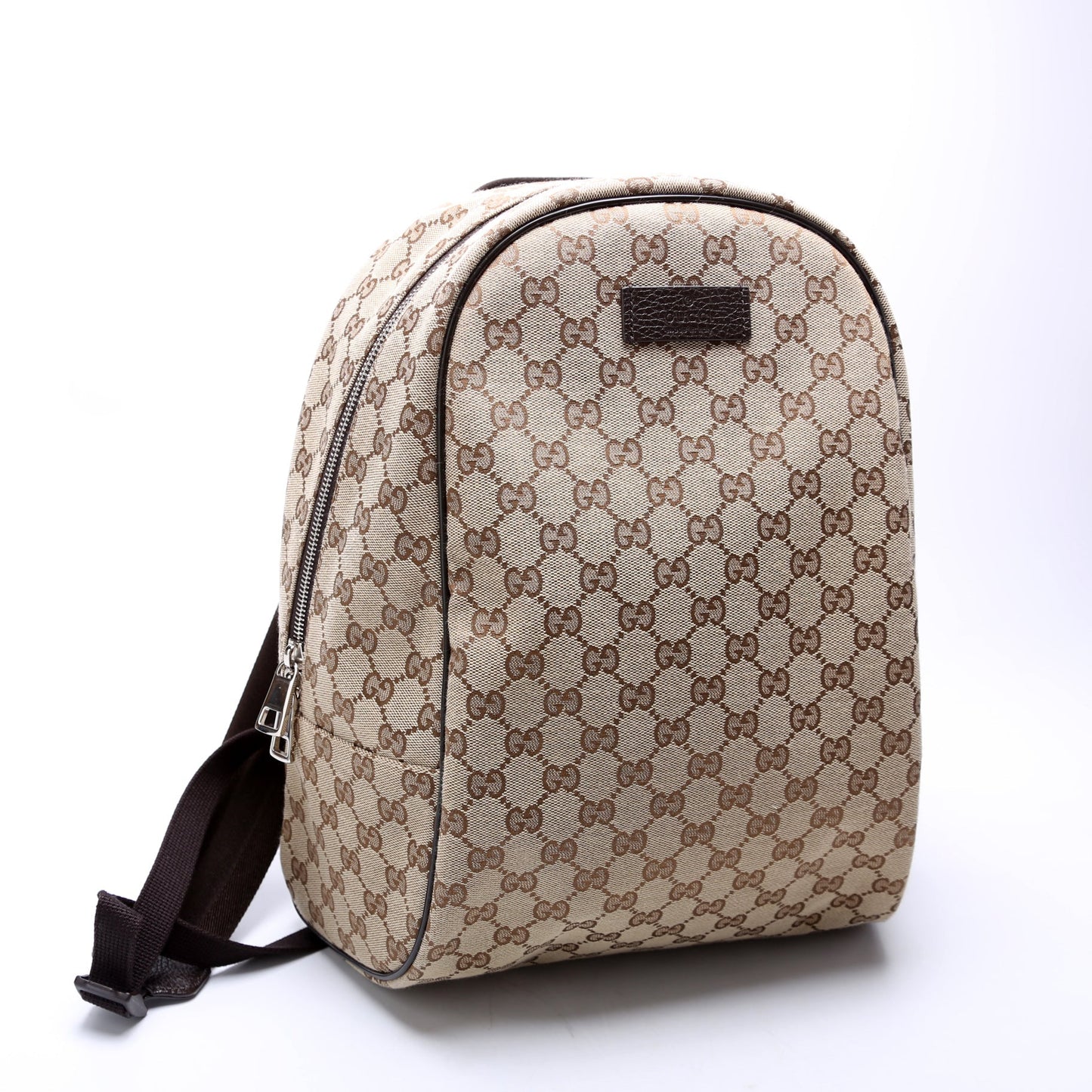 Gucci GG Backpack Canvas Brown