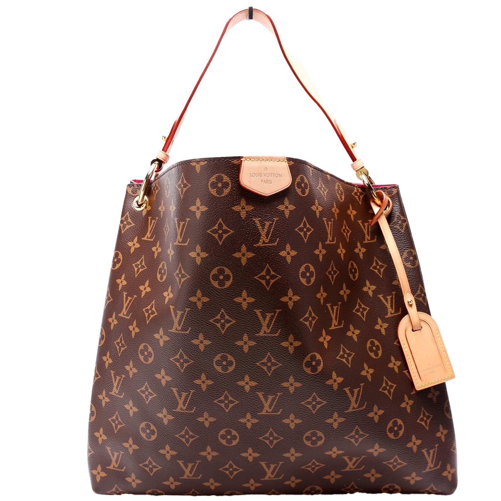 Louis Vuitton Graceful MM Monogram Pink Handbag